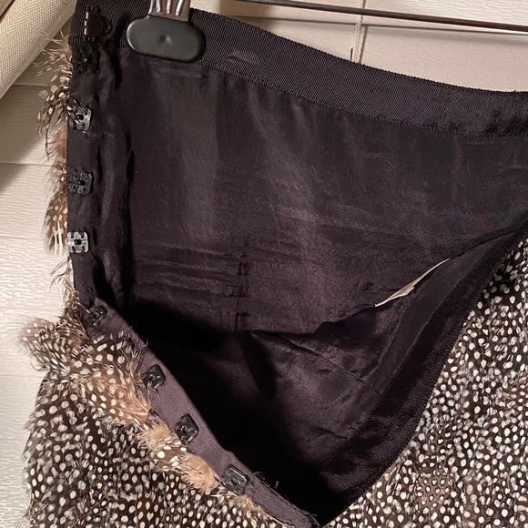 Elizabeth and James Feather Mini Skirt - Picture 11 of 12